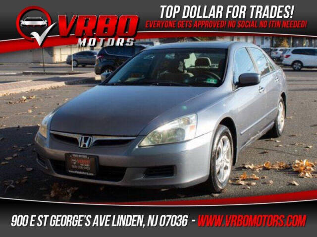 2007 Honda Accord for sale at Vrbo Motors in Linden, NJ