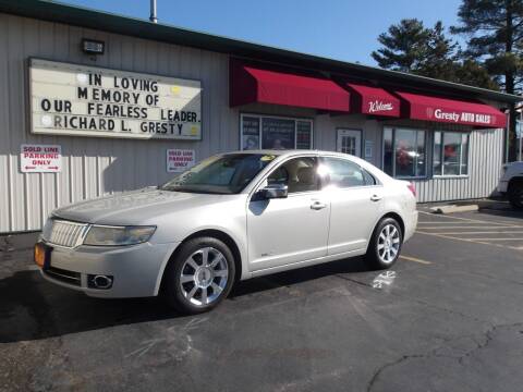 2007 Lincoln MKZ for sale at GRESTY AUTO SALES in Loves Park IL