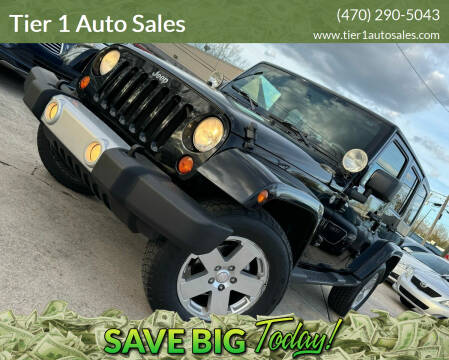 2009 Jeep Wrangler Unlimited for sale at Tier 1 Auto Sales in Gainesville GA