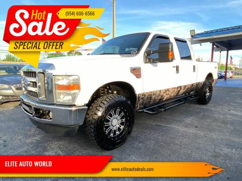 2010 Ford F-250 Super Duty for sale at ELITE AUTO WORLD in Fort Lauderdale FL