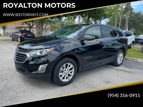 2018 Chevrolet Equinox for sale at ROYALTON MOTORS in Plantation FL