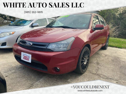 2011 Ford Focus for sale at WHITE AUTO SALES LLC in Houma LA