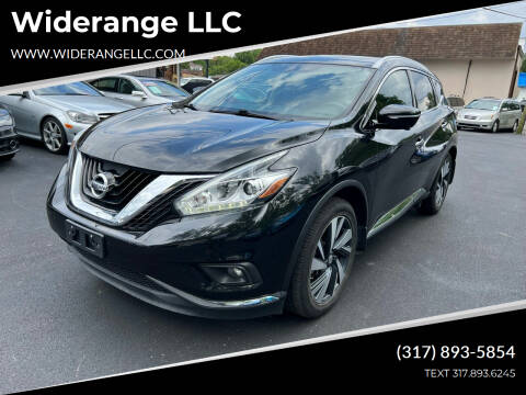 2015 Nissan Murano for sale at Widerange LLC in Greenwood IN