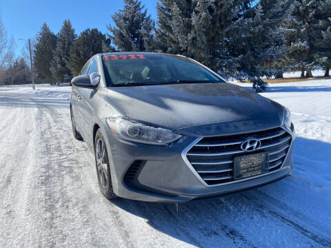 2018 Hyundai Elantra for sale at BELOW BOOK AUTO SALES in Idaho Falls ID