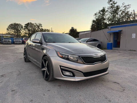 2015 Kia Optima for sale at GOODFELLAS AUTO LLC in Largo FL