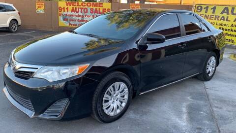 2012 Toyota Camry for sale at 911 AUTO SALES LLC in Glendale AZ