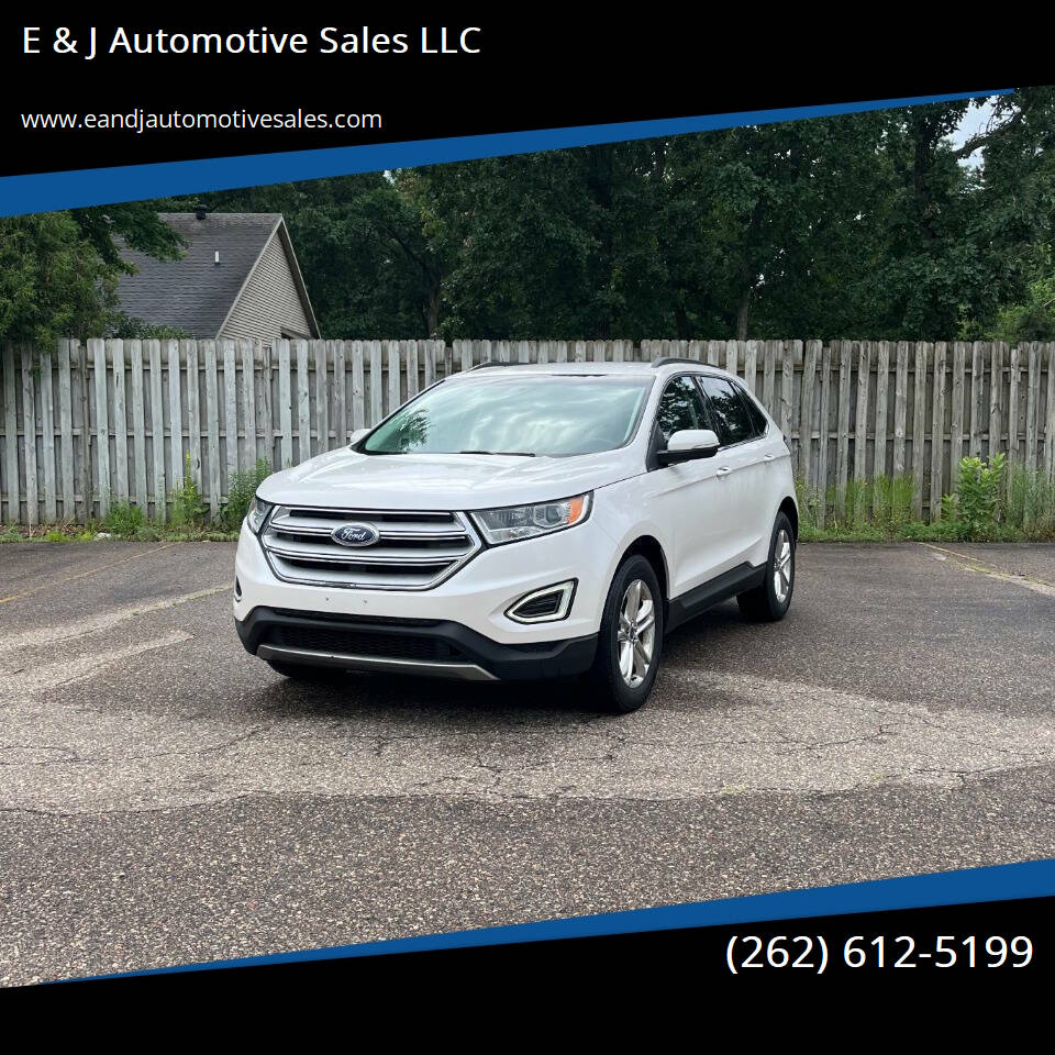 White 2015 Ford Edge SEL AWD SEL 4dr Crossover 1