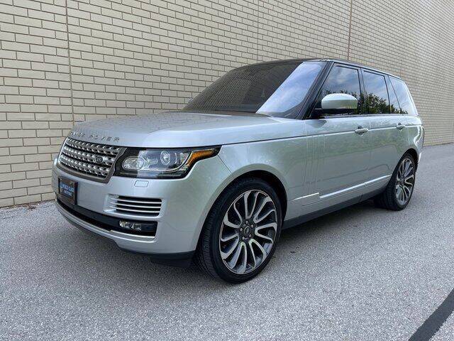 2016 Land Rover Range Rover for sale at World Class Motors LLC in Noblesville IN