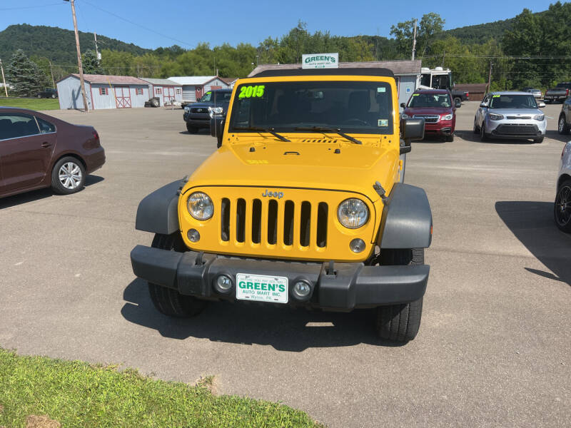 2015 Jeep Wrangler Unlimited for sale at Greens Auto Mart Inc. in Towanda PA