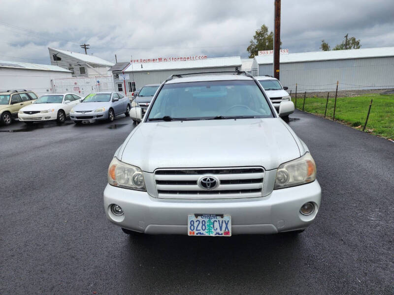 2007 Toyota Highlander for sale at RAINIER AUTO SALES LLC in Rainier OR