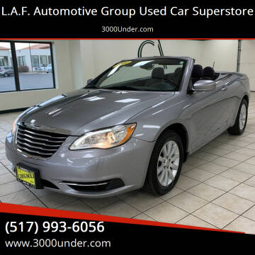 2014 Chrysler 200 Convertible for sale at L.A.F. Automotive Group Used Car Superstore in Lansing MI