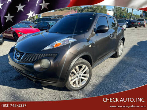 2013 Nissan JUKE for sale at CHECK AUTO, INC. in Tampa FL