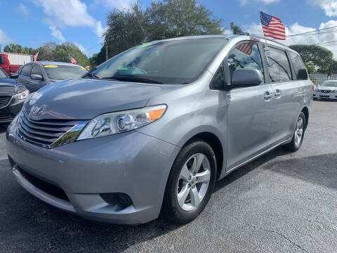 2015 Toyota Sienna for sale at Bargain Auto Sales in West Palm Beach FL
