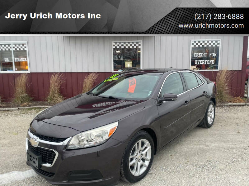 2015 Chevrolet Malibu for sale at Jerry Urich Motors Inc in Hoopeston IL