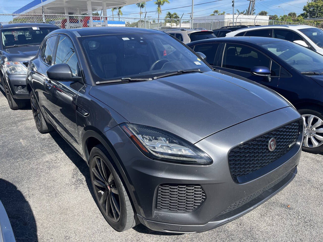 Gray 2018 Jaguar E-PACE P300 R-Dynamic SE AWD P300 R-Dynamic SE 4dr SUV 2