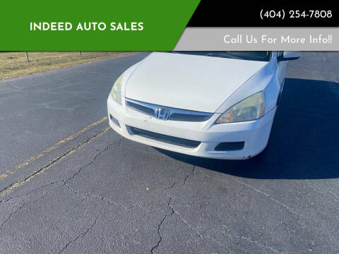 2006 Honda Accord for sale at Indeed Auto Sales in Lawrenceville GA