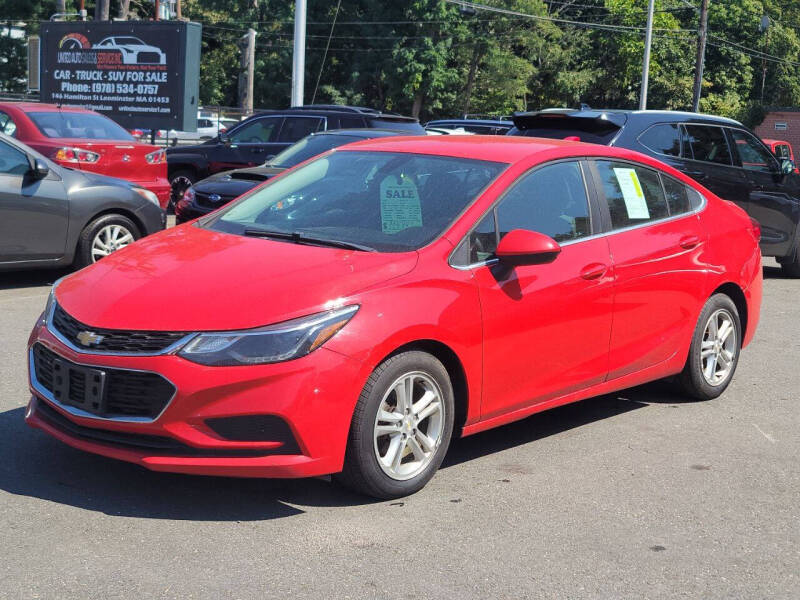 2018 Chevrolet Cruze for sale at United Auto Sales & Service Inc in Leominster MA