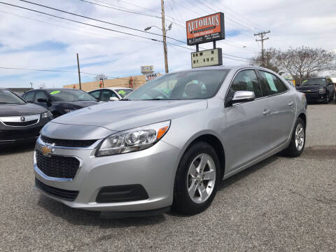2016 Chevrolet Malibu Limited for sale at Autohaus of Greensboro in Greensboro NC