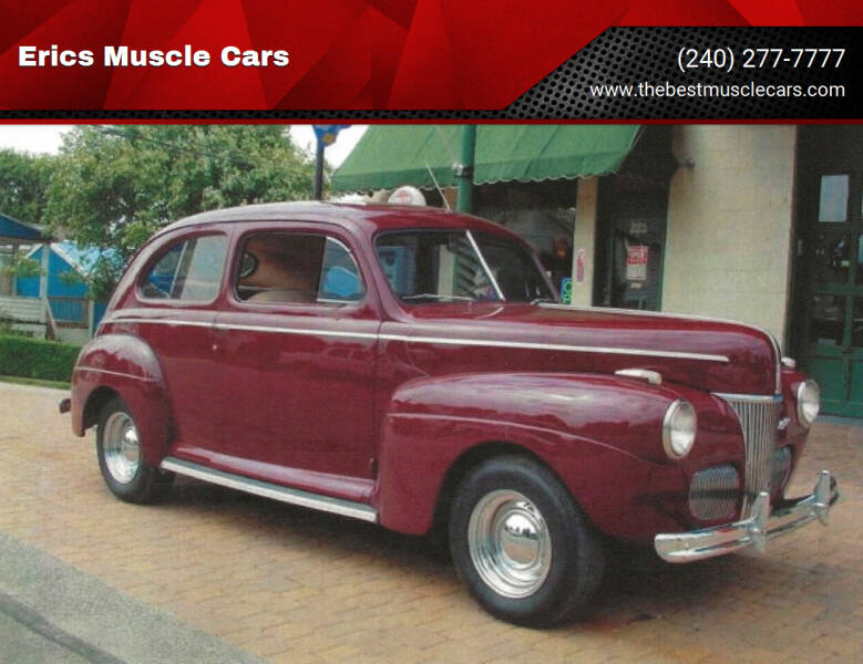 1941 Ford Tudor for sale at Eric's Muscle Cars in Clarksburg MD