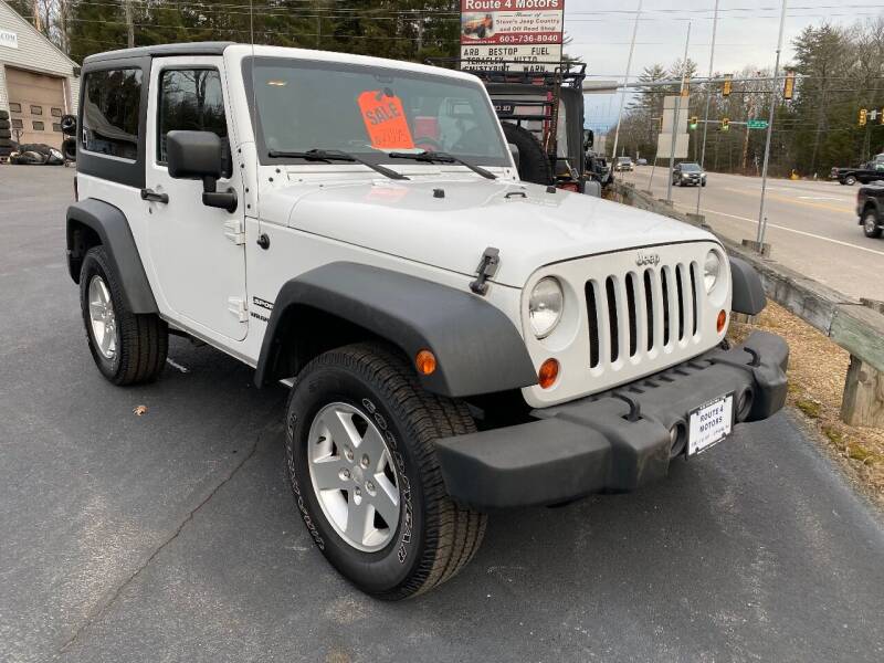 2013 Jeep Wrangler for sale at Route 4 Motors INC in Epsom NH