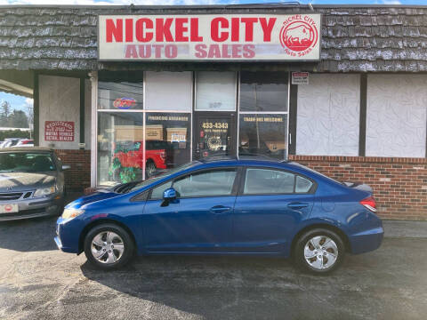 2013 Honda Civic for sale at NICKEL CITY AUTO SALES in Lockport NY