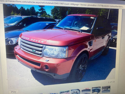 2008 Land Rover Range Rover Sport for sale at UpCountry Motors in Taylors SC