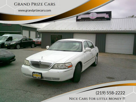 2009 Lincoln Town Car for sale at Grand Prize Cars in Cedar Lake IN
