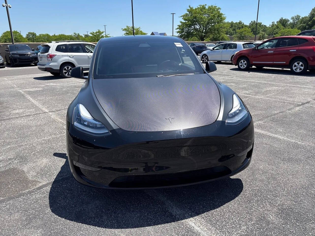 Black 2021 Tesla Model Y Long Range AWD Long Range 4dr Crossover 2