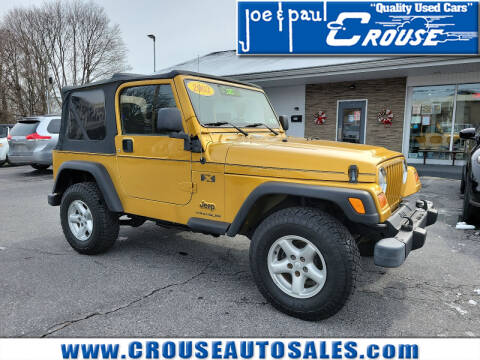 2003 Jeep Wrangler for sale at Joe and Paul Crouse Inc. in Columbia PA