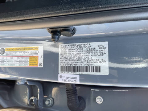 2022 Honda Pilot Sport