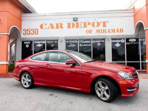 2015 Mercedes-Benz C-Class for sale at Car Depot in Miramar FL