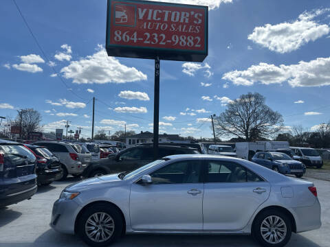 2013 Toyota Camry for sale at Victor's Auto Sales in Greenville SC