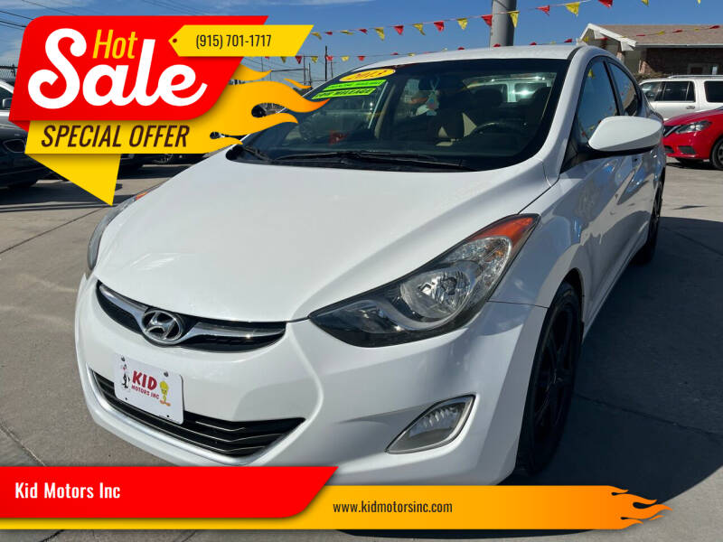 2013 Hyundai Elantra for sale at Kid Motors Inc in El Paso TX