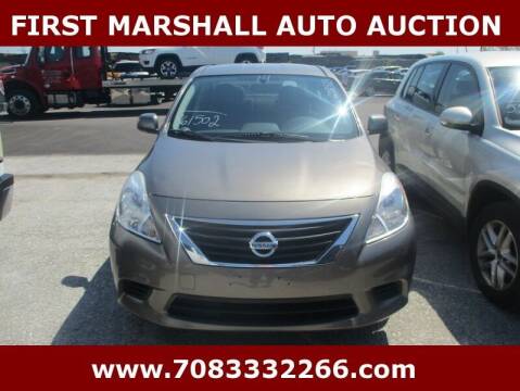 2014 Nissan Versa for sale at First Marshall Auto Auction in Harvey IL