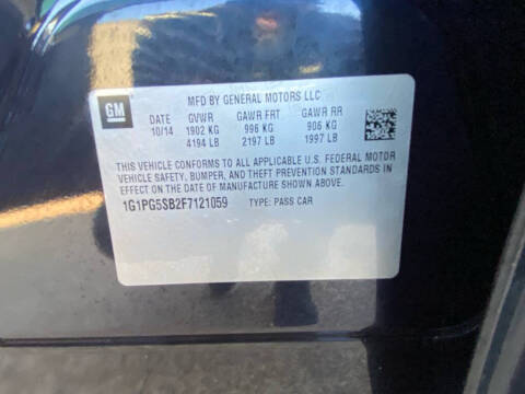 2015 Chevrolet Cruze LTZ Auto