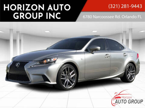 2015 Lexus IS 250 for sale at HORIZON AUTO GROUP INC in Orlando FL
