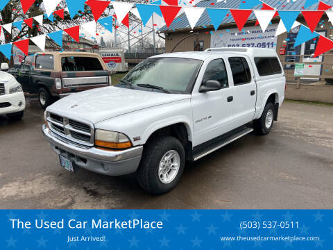 2000 Dodge Dakota for sale at The Used Car MarketPlace in Newberg OR