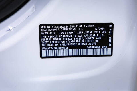 2017 Volkswagen Passat 1.8T S