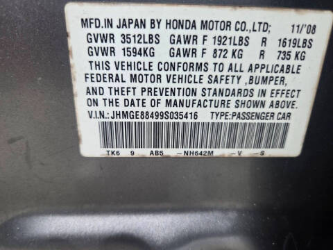 2009 Honda Fit Sport