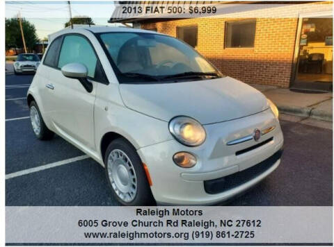 2013 FIAT 500 for sale at Raleigh Motors in Raleigh NC