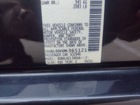 2021 Nissan Altima 2.5 SV