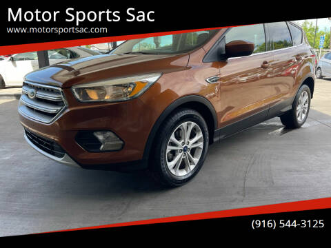 2017 Ford Escape for sale at Motor Sports Sac in Sacramento CA