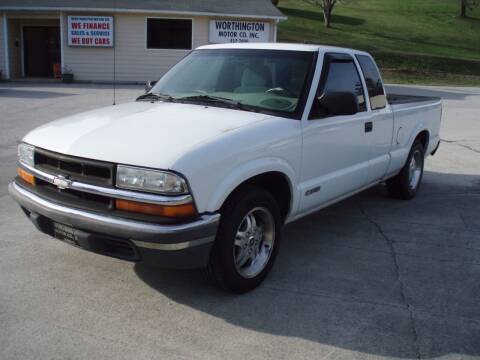 2002 Chevrolet S-10 for sale at Worthington Motor Co, Inc in Clinton TN