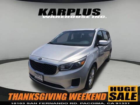2017 Kia Sedona for sale at Karplus Warehouse in Pacoima CA