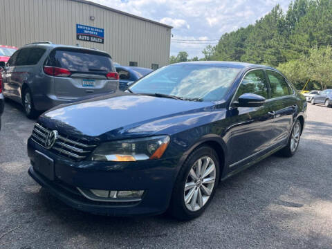 2012 Volkswagen Passat for sale at United Global Imports LLC in Cumming GA