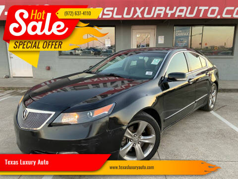 2012 Acura TL for sale at Texas Luxury Auto in Cedar Hill TX