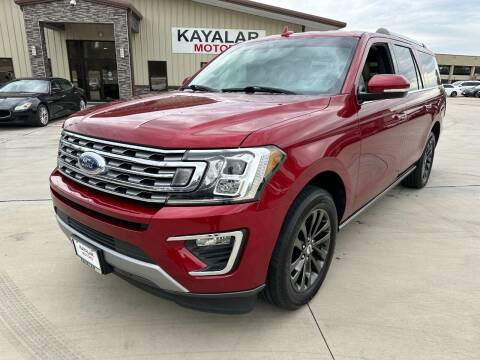 2019 Ford Expedition MAX for sale at KAYALAR MOTORS SUPPORT CENTER in Houston TX