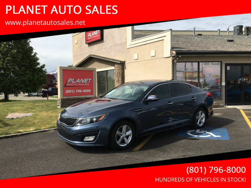 2015 Kia Optima for sale at PLANET AUTO SALES in Lindon UT