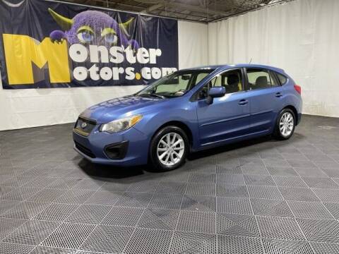 2014 Subaru Impreza for sale at Monster Motors in Michigan Center MI