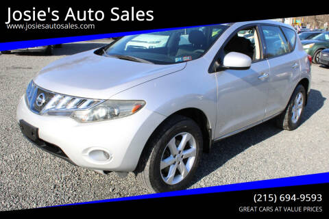 2009 Nissan Murano for sale at Josie's Auto Sales in Gilbertsville PA